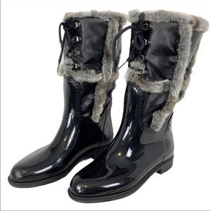 Stuart Weitzman Rebooting rain boot size 7.5 or 38